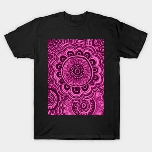 Hot Pink Anemone Flowers T-Shirt